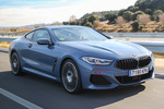 BMW Serie 8 840d xDrive con paquete M Technic Coup&eacute; Paquete M Technic Coup&eacute; Azul Barcelona Exterior Frontal-Lateral 2 puertas
