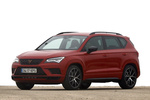CUPRA Ateca 2.0 TSI 300 CV 4Drive DSG 7 vel. Ateca con Pack llantas Machined Diamond Todo terreno Velvet Red Exterior Frontal-Lateral 5 puertas