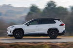 Toyota RAV4 Hybrid 220H e-CVT 4x4 (222 CV) Feel! Todo terreno Bi-tono Blanco Perlado Exterior Lateral 5 puertas