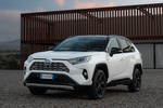 Toyota RAV4 Hybrid 220H e-CVT 4x4 (222 CV) Feel! Todo terreno Bi-tono Blanco Perlado Exterior Frontal-Lateral 5 puertas