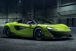 McLaren Sports Series 600LT Spider 600LT Spider Descapotable Verde Lima Exterior Frontal-Lateral 2 puertas