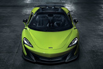 McLaren Sports Series 600LT Spider 600LT Spider Descapotable Verde Lima Exterior Frontal-Cenital 2 puertas