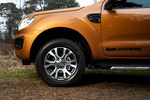 Ford Ranger 2.0 TDCI 157 kW (213 CV) 4x4 Aut. Wildtrack Doble Cabina Pick up Naranja Sabre Exterior Llanta 4 puertas