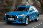Audi Q3 35 TFSI S tronic S line (con S line interior) Todo terreno Azul Turbo Exterior Frontal-Lateral 5 puertas