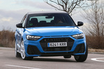 Audi A1 30 TFSI S tronic 7 vel. (116 CV) Epic Edition (Paquete Dynamic) Turismo Turbo Blue / Negro Mitos Exterior Lateral-Frontal 5 puertas