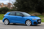Audi A1 30 TFSI S tronic 7 vel. (116 CV) Epic Edition (Paquete Dynamic) Turismo Turbo Blue / Negro Mitos Exterior Lateral-Frontal 5 puertas