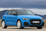 Audi A1 30 TFSI S tronic 7 vel. (116 CV) Epic Edition (Paquete Dynamic) Turismo Turbo Blue / Negro Mitos Exterior Lateral-Frontal 5 puertas