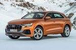 Audi Q8 45 TDI quattro tiptronic 170 kW (231 CV) Paquete deportivo S line Todo terreno Naranja Drag&oacute;n Metalizado Exterior Lateral-Frontal 5 puertas