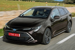 Toyota Corolla hybrid Touring Sports 180H Touring Sports Advance (Pack Cuero) Turismo familiar Marr&oacute;n Espresso Exterior Frontal-Lateral 5 puertas