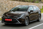 Toyota Corolla hybrid Touring Sports 180H Touring Sports Advance (Pack Cuero) Turismo familiar Marr&oacute;n Espresso Exterior Frontal-Lateral 5 puertas