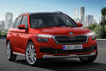 Skoda Kamiq 1.5 TSI 110 kW (150 CV) Sport DSG Sport Todo terreno Rojo Fuego Exterior Lateral-Frontal 5 puertas