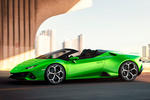 Lamborghini Hurac&aacute;n EVO Spyder  EVO Spyder Descapotable Verde Selvans Exterior Frontal-Lateral-Cenital 2 puertas