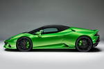 Lamborghini Hurac&aacute;n EVO Spyder  EVO Spyder Descapotable Verde Selvans Exterior Lateral 2 puertas