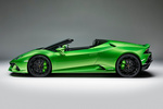 Lamborghini Hurac&aacute;n EVO Spyder  EVO Spyder Descapotable Verde Selvans Exterior Lateral 2 puertas