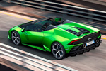 Lamborghini Hurac&aacute;n EVO Spyder  EVO Spyder Descapotable Verde Selvans Exterior Cenital-Lateral-Posterior 2 puertas