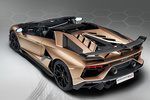 Lamborghini Aventador SVJ Roadster SVJ Roadster Descapotable Bronzo Zenas Exterior Cenital-Posterior-Lateral 2 puertas