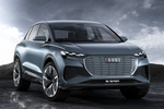 Audi Q4 e-tron concept e-tron concept e-tron concept Todo terreno Solar Sky Exterior Lateral-Frontal 5 puertas