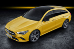 Mercedes-Benz CLA Gama CLA Shooting Brake Gama CLA Shooting Brake Turismo familiar Amarillo Solar Exterior Cenital-Lateral-Frontal 5 puertas