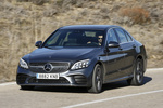 Mercedes-Benz Clase C C 220 d Berlina AMG Line Turismo Gris selenita metalizado Exterior Frontal-Lateral 4 puertas