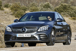 Mercedes-Benz Clase C C 220 d Berlina AMG Line Turismo Gris selenita metalizado Exterior Frontal-Lateral 4 puertas