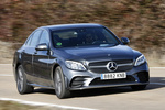 Mercedes-Benz Clase C C 220 d Berlina AMG Line Turismo Gris selenita metalizado Exterior Frontal-Lateral 4 puertas