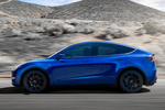 Tesla Model Y Gama Model Y Interior Premium Negro y Blanco Todo terreno Azul oscuro metalizado Exterior Lateral 5 puertas