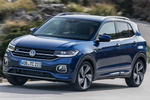 Volkswagen T-Cross 1.0 TSI 85 kW (116 CV) R Line Todo terreno Azul Arrecife metalizado Exterior Frontal-Lateral 5 puertas