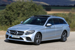 Mercedes-Benz Clase C C 200 Estate Estate AMG Line Turismo familiar Plata Iridio Exterior Frontal-Lateral 5 puertas
