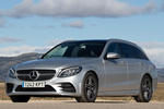 Mercedes-Benz Clase C C 200 Estate Estate AMG Line Turismo familiar Plata Iridio Exterior Frontal-Lateral 5 puertas