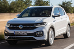 Volkswagen T-Cross 1.0 TSI 85 kW (116 CV) DSG 7 vel. R Line Todo terreno Blanco puro Exterior Frontal-Lateral 5 puertas