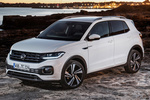 Volkswagen T-Cross 1.0 TSI 85 kW (116 CV) DSG 7 vel. R Line Todo terreno Blanco puro Exterior Frontal-Lateral 5 puertas