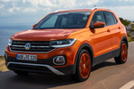 Volkswagen T-Cross 1.0 TSI 85 kW (116 CV) Sport Todo terreno Naranja Calatea metalizado Exterior Frontal-Lateral 5 puertas