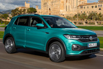 Volkswagen T-Cross 1.0 TSI 85 kW (116 CV) DSG 7 vel. R Line Todo terreno Turkesa Makena Metalizado Negro Exterior Frontal-Lateral 5 puertas