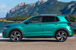 Volkswagen T-Cross 1.0 TSI 85 kW (116 CV) DSG 7 vel. R Line Todo terreno Turkesa Makena Metalizado Negro Exterior Lateral 5 puertas