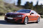 BMW Serie 8 840d xDrive con paquete M Technic Coup&eacute; Paquete M Technic Coup&eacute; Sunset Orange Exterior Frontal-Lateral 2 puertas