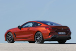 BMW Serie 8 840d xDrive con paquete M Technic Coup&eacute; Paquete M Technic Coup&eacute; Sunset Orange Exterior Lateral-Posterior 2 puertas