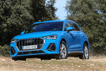 Audi Q3 35 TFSI S tronic S line (con S line interior) Todo terreno Azul Turbo Exterior Frontal-Lateral 5 puertas