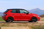 Skoda Fabia 1.0 TSI 70 kW (95 CV) 5p Style Turismo Rojo Fuego / Negro Magic efecto perla Exterior Lateral 5 puertas
