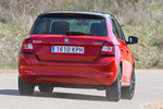 Skoda Fabia 1.0 TSI 70 kW (95 CV) 5p Style Turismo Rojo Fuego / Negro Magic efecto perla Exterior Posterior-Lateral 5 puertas
