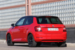 Skoda Fabia 1.0 TSI 70 kW (95 CV) 5p Style Turismo Rojo Fuego / Negro Magic efecto perla Exterior Posterior-Lateral 5 puertas