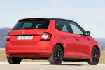 Skoda Fabia 1.0 TSI 70 kW (95 CV) 5p Style Turismo Rojo Fuego / Negro Magic efecto perla Exterior Posterior-Lateral 5 puertas