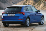 Skoda Scala 1.5 TSI 110 kW (150 CV) Gama Scala (2019) Turismo Azul Race Metalizado Exterior Posterior-Lateral 5 puertas