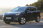 KIA Niro 150 kW (204 CV) bater&iacute;a 64 kWh e-Niro Drive Todo terreno Azul Gravity Exterior Lateral-Frontal 5 puertas