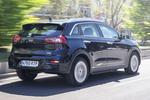 KIA Niro 150 kW (204 CV) bater&iacute;a 64 kWh e-Niro Drive Todo terreno Azul Gravity Exterior Lateral-Posterior 5 puertas