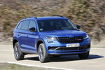 Skoda Kodiaq 2.0 TDI 176 kW (240 CV) DSG 4x4 RS (7 plazas) Todo terreno Azul Race Metalizado Exterior Frontal-Lateral 5 puertas