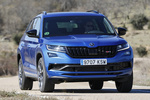 Skoda Kodiaq 2.0 TDI 176 kW (240 CV) DSG 4x4 RS (7 plazas) Todo terreno Azul Race Metalizado Exterior Frontal-Lateral 5 puertas
