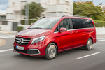 Mercedes-Benz Clase V V 300d Exclusive Monovolumen Rojo Jacinto Metalizado Exterior Frontal-Lateral 4 puertas