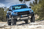 Ford Ranger Raptor 2.0 TDCI 157 kW (213 CV) 4x4 Aut. Raptor Doble Cabina Pick up Azul Ford Performance Exterior Frontal-Lateral 4 puertas