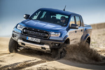 Ford Ranger Raptor 2.0 TDCI 157 kW (213 CV) 4x4 Aut. Raptor Doble Cabina Pick up Azul Ford Performance Exterior Lateral-Frontal 4 puertas