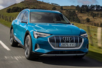 Audi e-tron 55 quattro Edition One Todo terreno Antigua Blue Exterior Frontal-Lateral 5 puertas